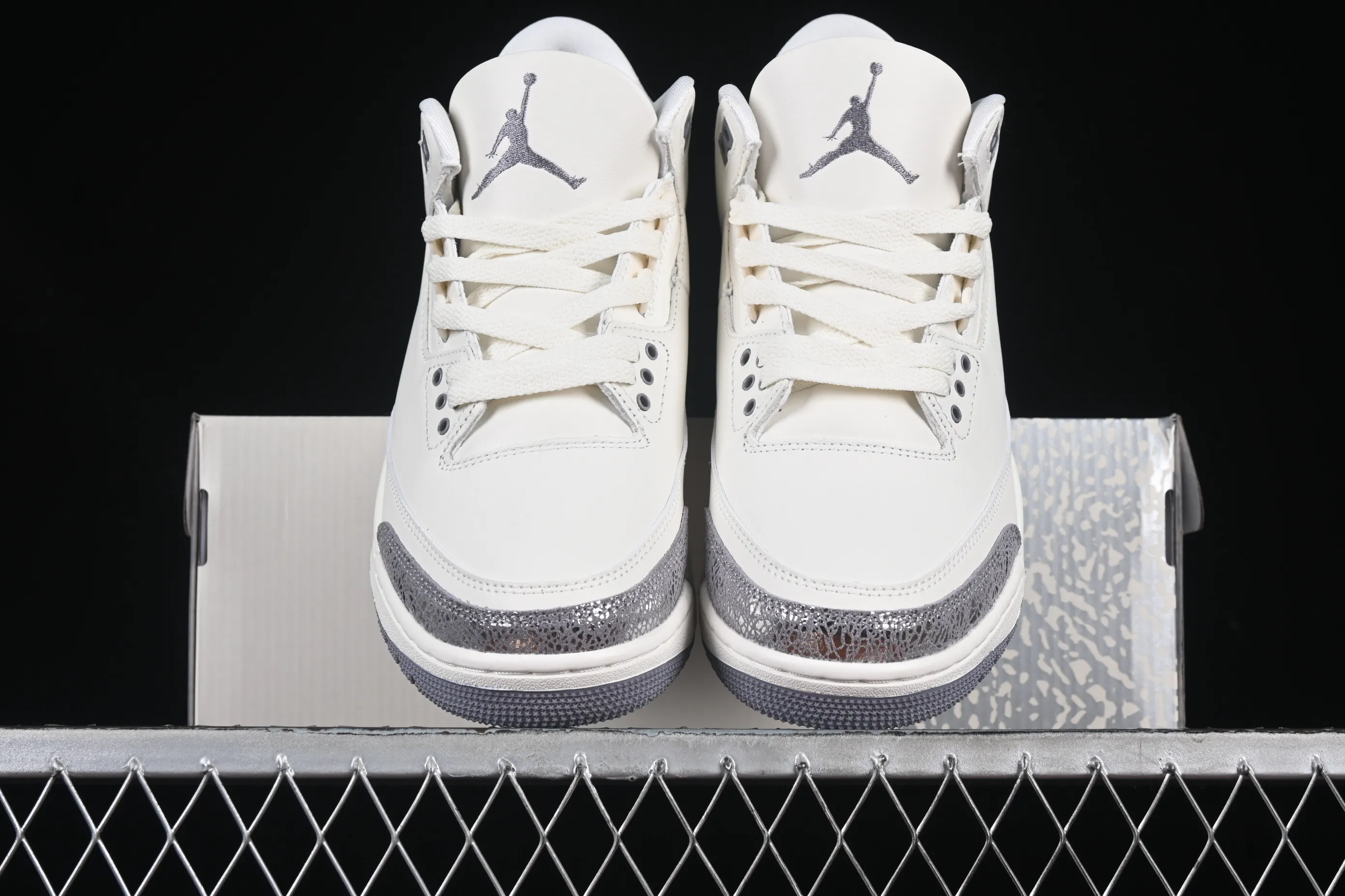 All categories Air Jordan Jordan series basketball shoes Air Jordan 3 Air Jordan 3 "Sail Metallic Silver" AJ3 Joe 3 Metallic Silver CK9246-100